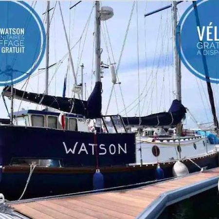 Hotel Bateau Watson Accueillant & Chaleureux Ouistreham Exterior foto