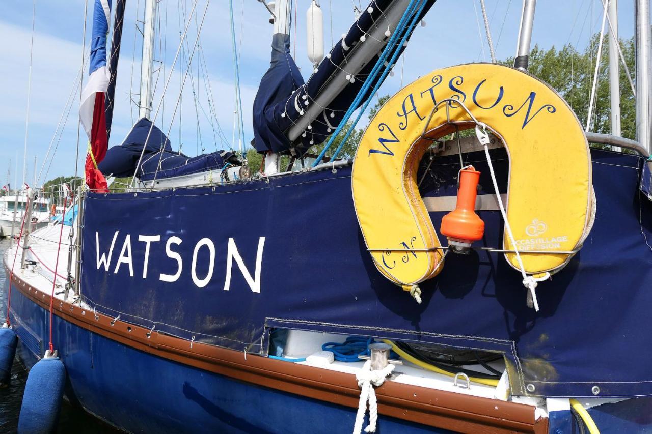 Hotel Bateau Watson Accueillant & Chaleureux Ouistreham Exterior foto
